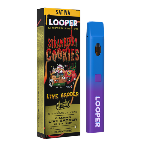 Looper Vape Pen Strawberry Cookies